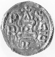 Denier - Hermann Ier Brisach, Germany, 926-949 reverse image