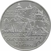 500 Schilling Burg Hohenwerfen obverse image