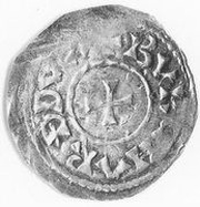 Denier - Burchard III et Otton Ier Brisach obverse image