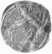 Denier - Burchard III Brisach, Germany, 954-973 reverse image