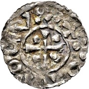 Denier - Otto I Augsburg mint obverse image