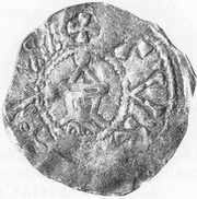 Denier - Ernest Ier / Ernest II Zurich, Germany, 1012-1030 reverse image
