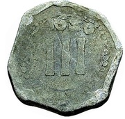 3 Pfennig reverse image