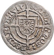 1 Groschen - Albert Markgraf of Brandenburg, Germany, 1512-1519 reverse image