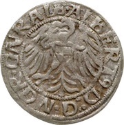 1 Groschen - Albert of Hohenzollern obverse image