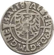 1 Groschen - Albert of Hohenzollern obverse image