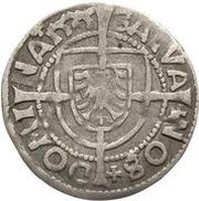 1 Groschen - Albert of Hohenzollern, Germany, 1521-1525 reverse image