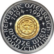 1000 Schilling Vienna Mint obverse image
