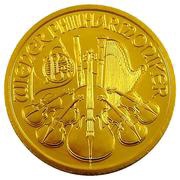 1000 Schilling Vienna Philharmonic; Gold Bullion Coinage, Austria, 1994-2001 reverse image