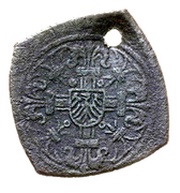 ¼ Thaler - Albert of Hohenzollern Klippe, Germany, 1520-1521 reverse image