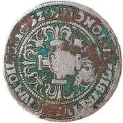 ½ Thaler - Albert of Hohenzollern, Germany, 1520-1521 reverse image