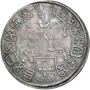 ½ Thaler - Maximilian III, Germany, 1612 reverse image