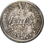 ½ Thaler - Maximilian III, Germany, 1614 reverse image