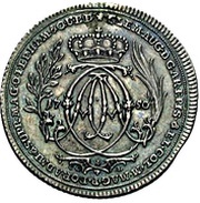 ½ Thaler - Clemens August of Bayern 50th anniversary obverse image