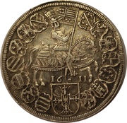 1 Thaler - Maximilian, Germany, 1611 reverse image