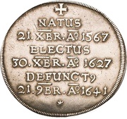 1 Thaler - John Caspar of Stadion Death, Germany, 1641 reverse image