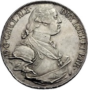 1 Thaler - Charles Alexander of Lothringen Konventionstaler obverse image