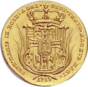 1 Ducat - Charles Alexander of Lothringen, Germany, 1765 reverse image