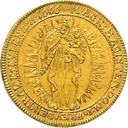 2 Ducats - John Caspar II of Ampringen, Germany, 1666 reverse image