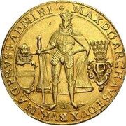 10 Ducats - Maximilian obverse image
