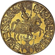 10 Ducats - Maximilian I, Germany, 1603 reverse image