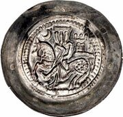 Denier Bracteate - Hermann II, Germany, 1227-1242 reverse image