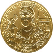 1000 Schilling Heidentor Carnuntum, Austria, 2000 reverse image
