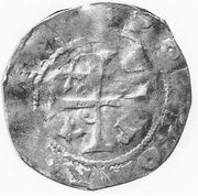 Denier - Poppon de Babenberg avec empereur Conrad II obverse image