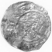 Denier - Poppon de Babenberg avec empereur Conrad II, Germany, 1027-1039 reverse image