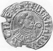Denier - Eberhard buste à droite obverse image
