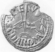 Denier - Eberhard buste à droite, Germany, 1047-1066 reverse image