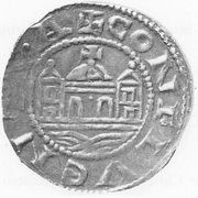 Denier - Eberhard Coblence, Germany, 1047-1066 reverse image