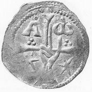 Denier - Udon de Nellenburg main, Germany, 1066-1078 reverse image