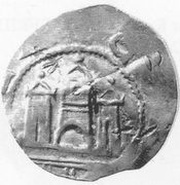 Denier - Egilbert Coblence, Germany, 1079-1101 reverse image