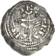 Denier - Egilbert of Ortenburg, Germany, 1079-1101 reverse image