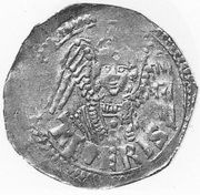 Denier - Brunon de Bretten ange, Germany, 1102-1124 reverse image