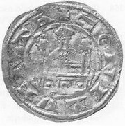 Denier - Brunon Coblence, Germany, 1102-1124 reverse image
