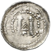 Denier - Hillin of Falmagne, Germany, 1152-1169 reverse image