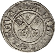 ½ Schilling - Bohemond II of Saarbücken, Germany, 1354-1362 reverse image