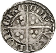 1 Schilling - Kuno II of Falkenstein, Germany, 1376 reverse image