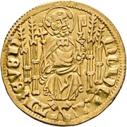 1 Goldgulden - Kuno II of Falkenstein, Germany, 1376 reverse image
