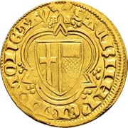 1 Goldgulden - Kuno II of Falkenstein, Germany, 1380 reverse image