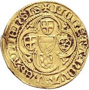 1 Goldgulden - Werner of Falkenstein, Germany, 1400-1402 reverse image