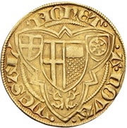 1 Goldgulden - Werner of Falkenstein, Germany, 1414-1417 reverse image