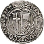 1 Weißpfennig - Werner of Falkenstein, Germany, 1404-1407 reverse image