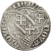 1 Weißpfennig - John II of Baden, Germany, 1460-1463 reverse image