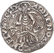 ½ Albus - Charles Caspar of the Leyen, Germany, 1657-1666 reverse image
