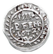 4 Pfennig - Charles Caspar of the Leyen, Germany, 1663-1676 reverse image