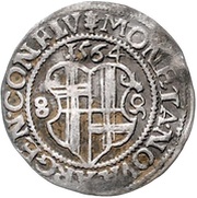 1 Albus - John VI of the Leyen, Germany, 1563-1564 reverse image