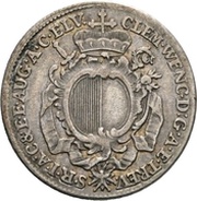 1⁄24 Thaler - Clemens Wenzel of Sachsen obverse image